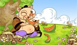 鲤鱼吃瓜民间故事