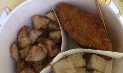 鳕鱼排店铺吃瓜,吃瓜群众的美食盛宴