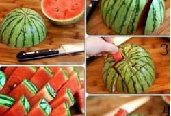 多人吃切瓜教程图片,图解切瓜教程大集合